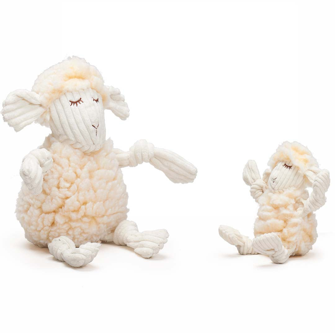 Louise Lamb HuggleFleece® FlufferKnottie™ Plush Dog Toy by HuggleHounds