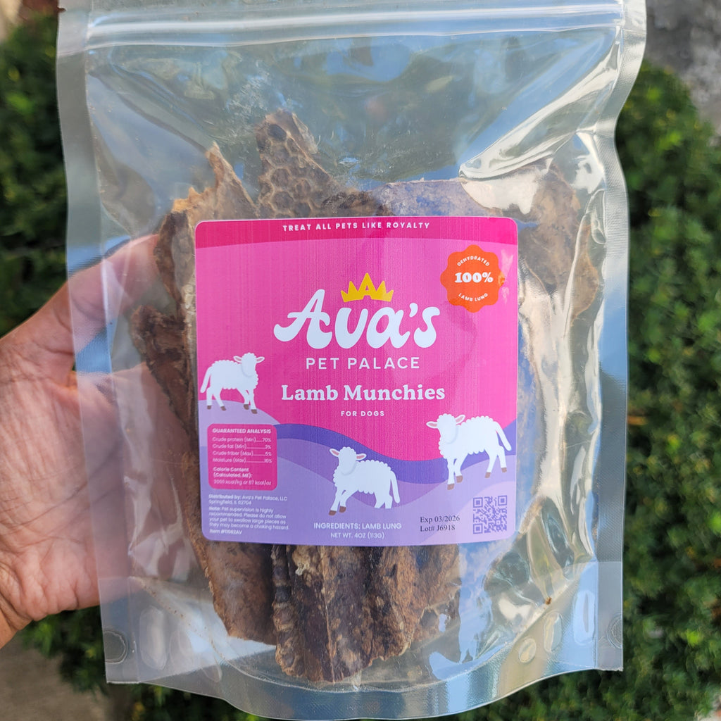 Lamb Dog Treats - Lamb Munchies by Ava's Pet Palace