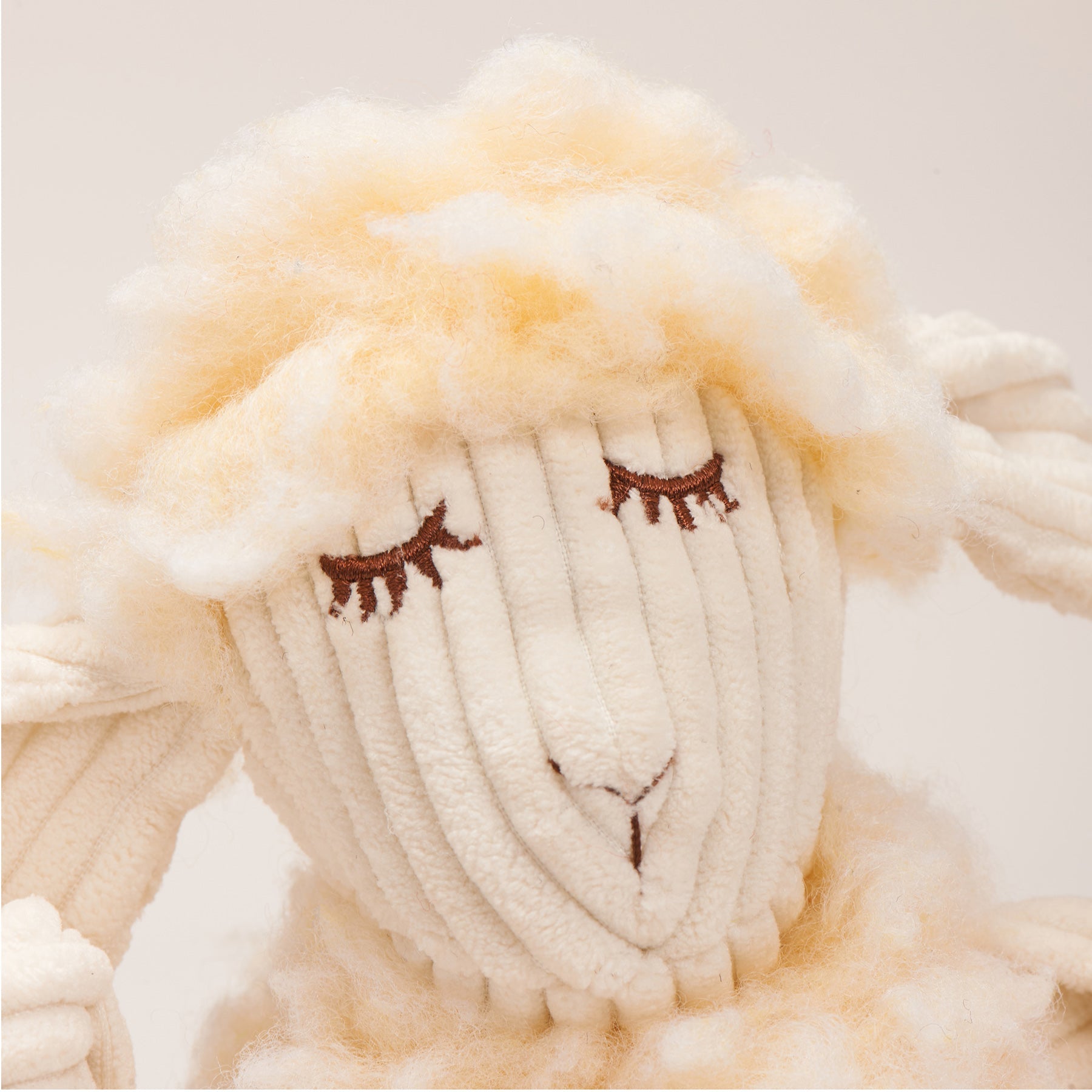 Louise Lamb HuggleFleece® FlufferKnottie™ Plush Dog Toy by HuggleHounds