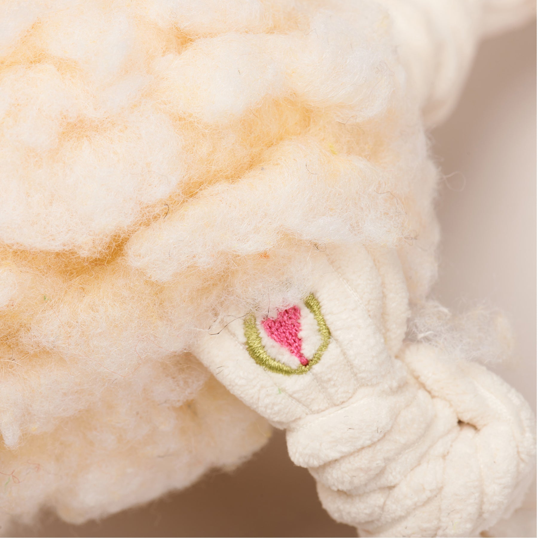Louise Lamb HuggleFleece® FlufferKnottie™ Plush Dog Toy by HuggleHounds