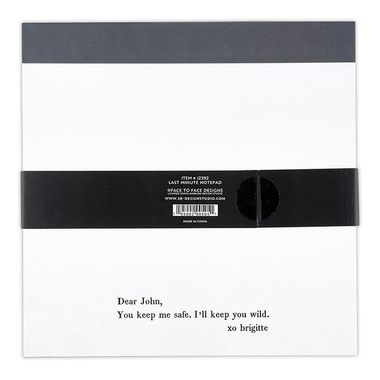 Last Minute Chunky Square Notepad Block | 7.25" x 7.25" by The Bullish Store