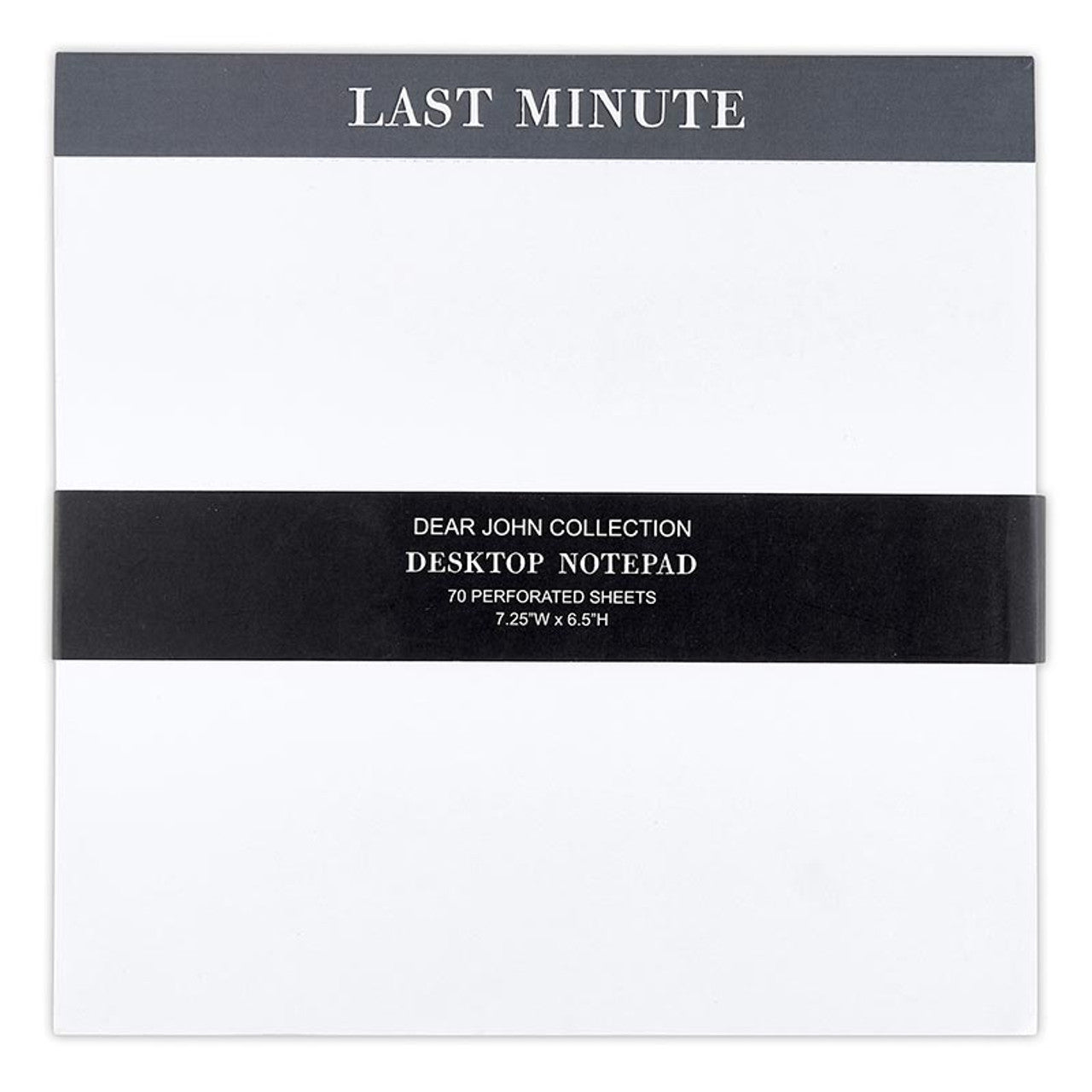 Last Minute Chunky Square Notepad Block | 7.25" x 7.25" by The Bullish Store