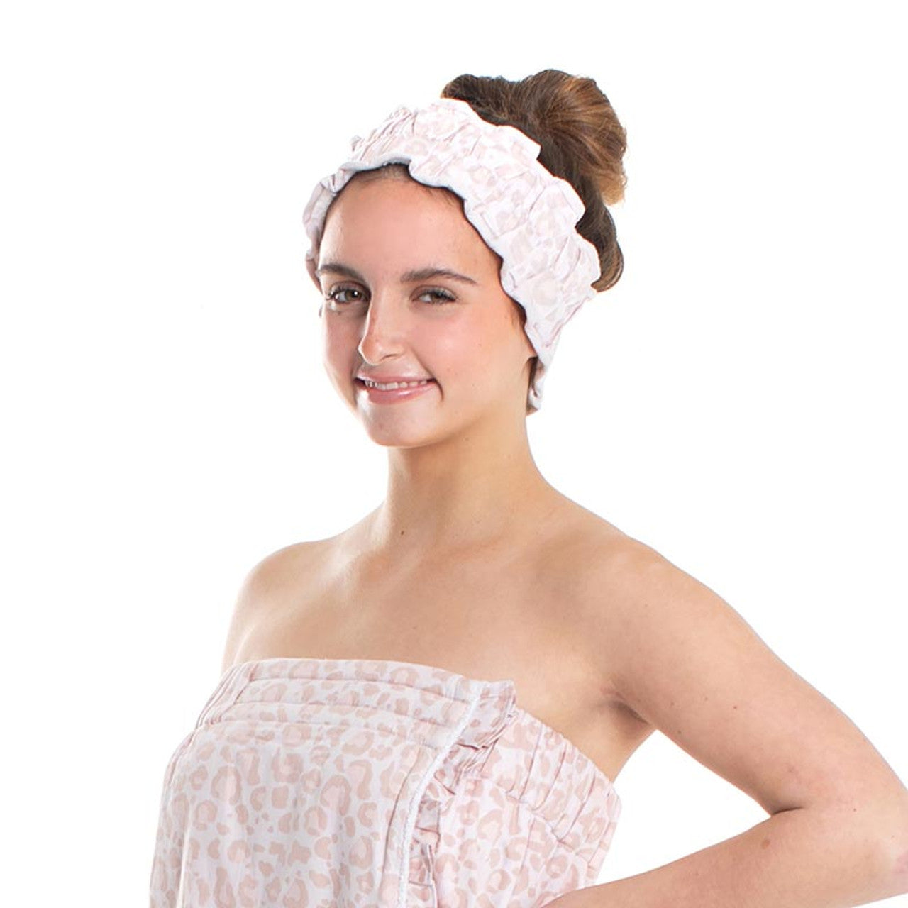 Leopard Spa Headband | Hair Band for Skincare Facial After Shower by The Bullish Store