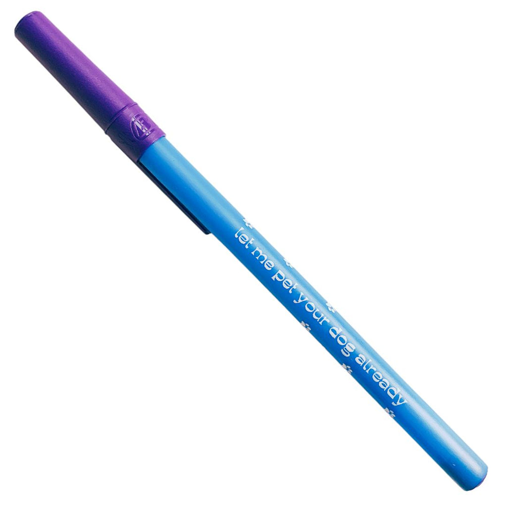 Let Me Pet Your Dog Already Ballpoint Pen in Blue | Gen Z Aesthetic Blue Ink by The Bullish Store