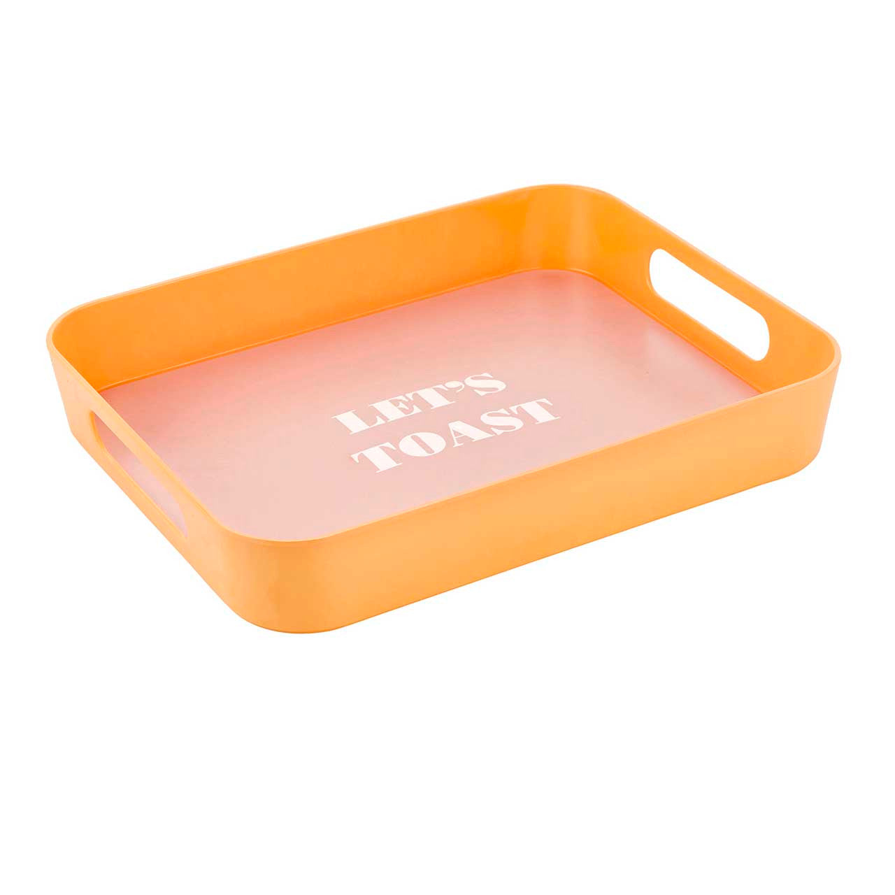 Let's Toast Retro Acrylic Bar Tray | 14" x 10" by The Bullish Store