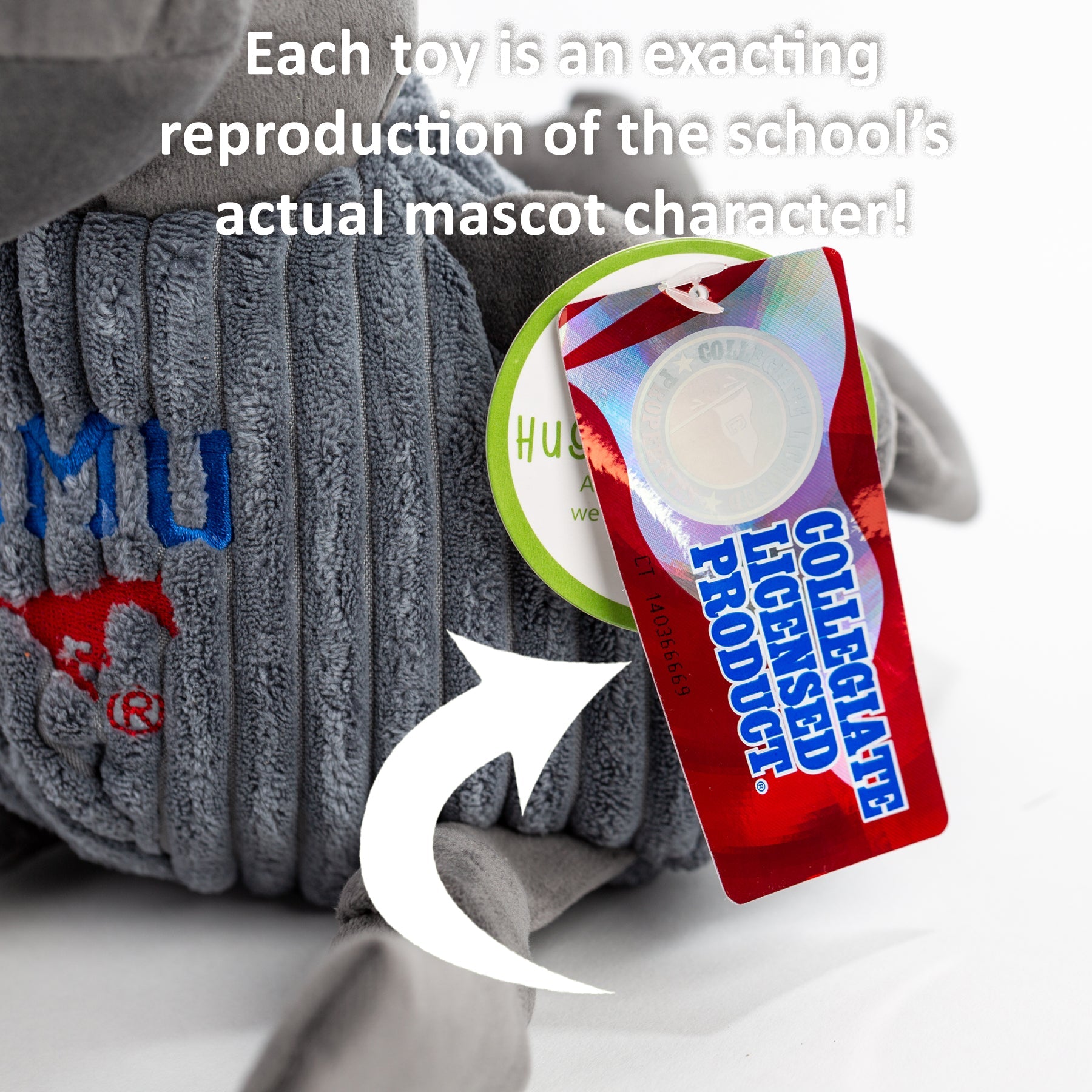 NCAA Oklahoma State University, Mascot Knottie® Plush Dog Toy by HuggleHounds