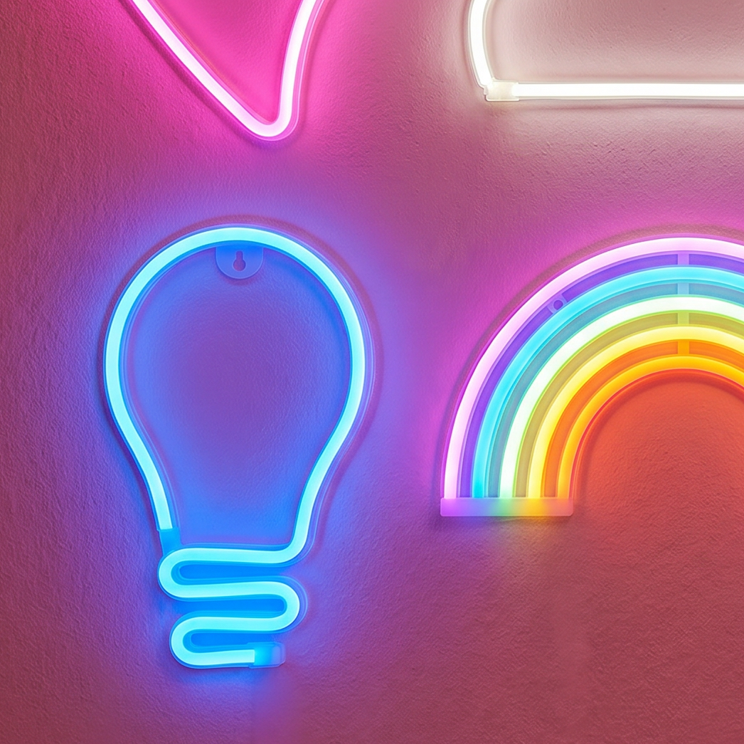Light Bulb Neon LED Light | Wall Art Sign by The Bullish Store