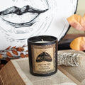 Light The Path Journey's End Jar Candle | Moth in Frosted Black Glass | 35hrs Burn Time by The Bullish Store
