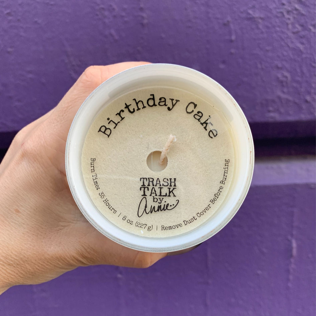 Light This Candle | Double Sided Vintage Photograph | Soy Wax Birthday Cake Scent by The Bullish Store