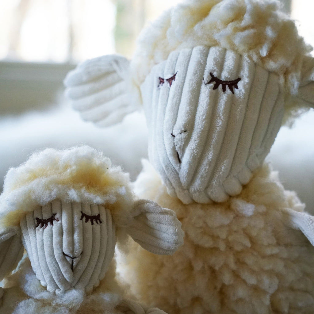Louise Lamb HuggleFleece® FlufferKnottie™ Plush Dog Toy by HuggleHounds