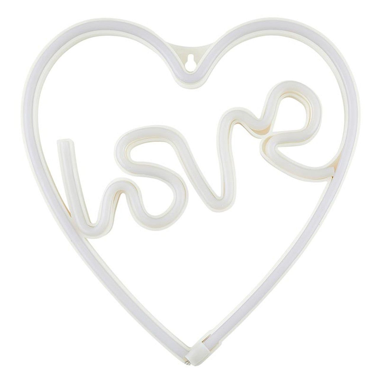 Love Neon LED Light | Heart Shaped Wall Art Sign by The Bullish Store