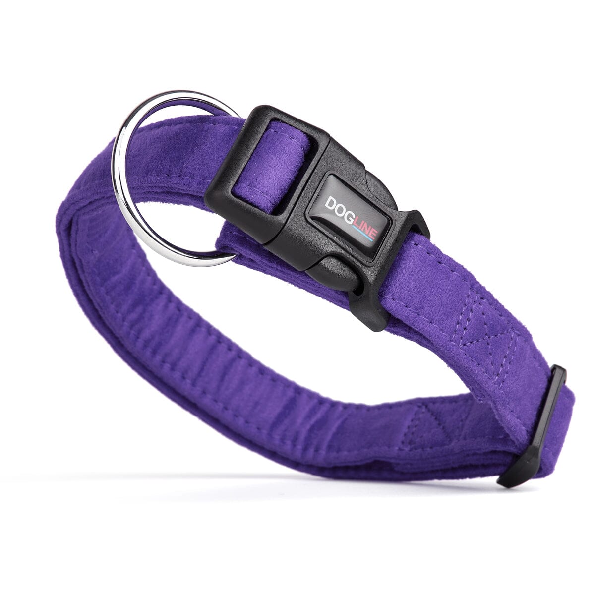 Comfort Microfiber Flat Dog Collar by Dogline