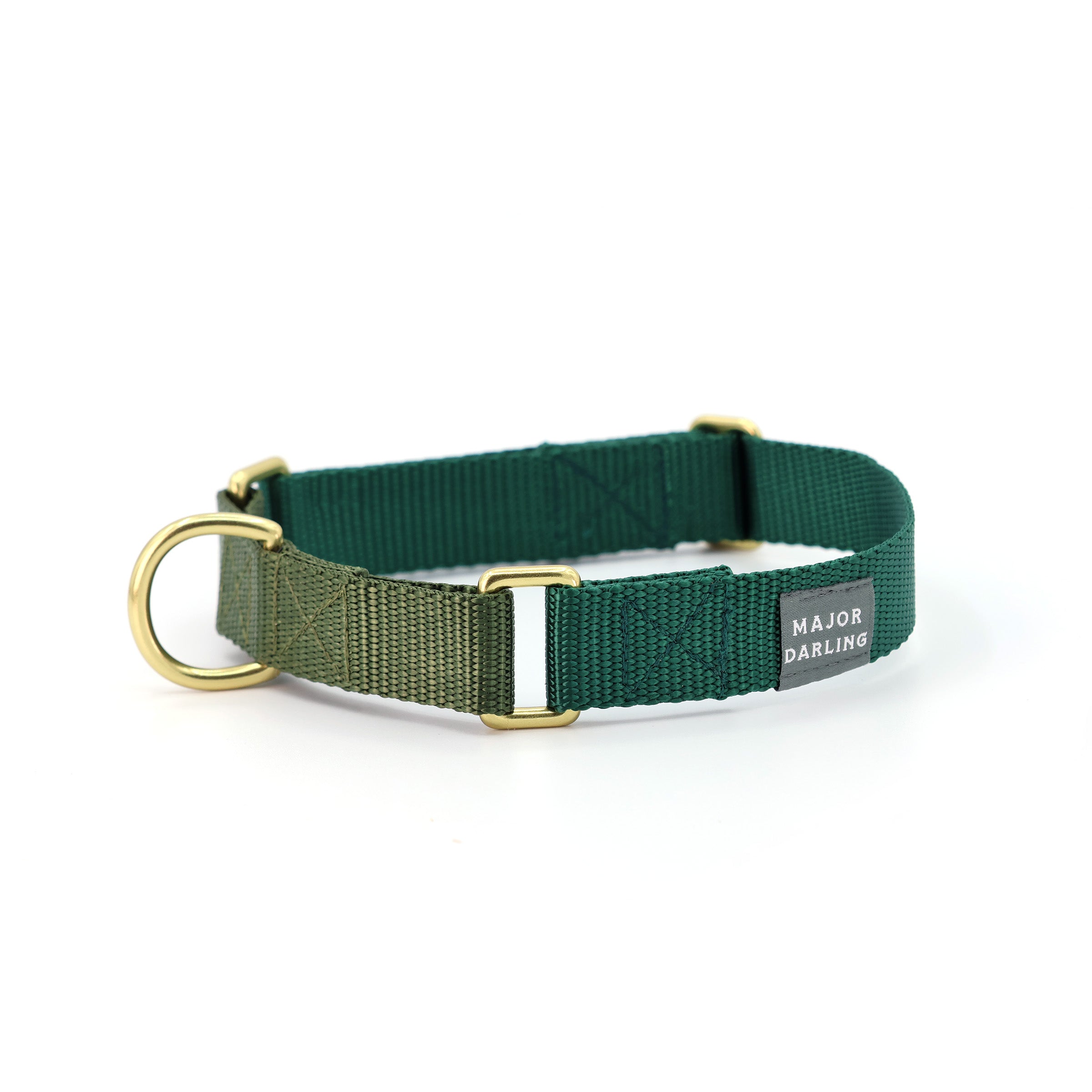 martingale collar / forest + olive by Major Darling