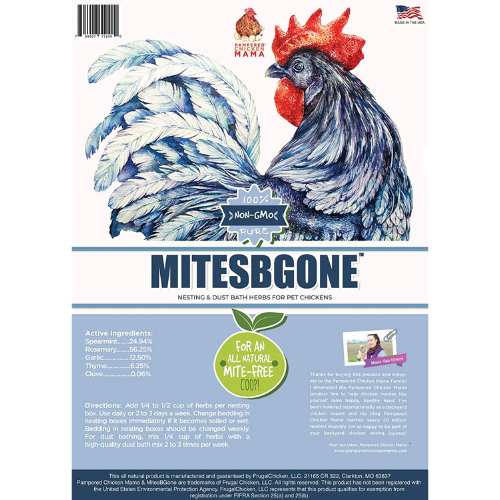 MitesBGone Herbal Blend For Nesting Boxes Or Dust Baths To Repel Mites by Dahlia Pets