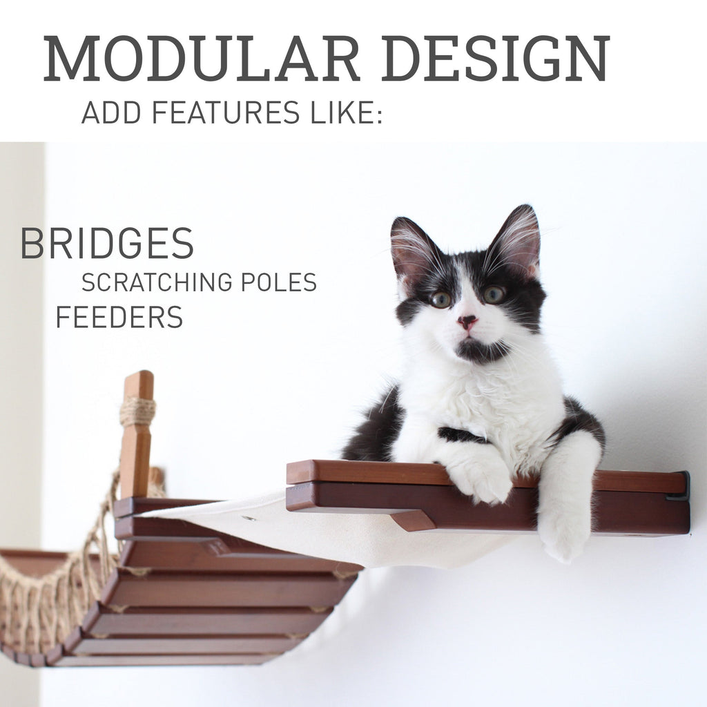 Hanging Cat Bed Hammock by Catastrophic Creations