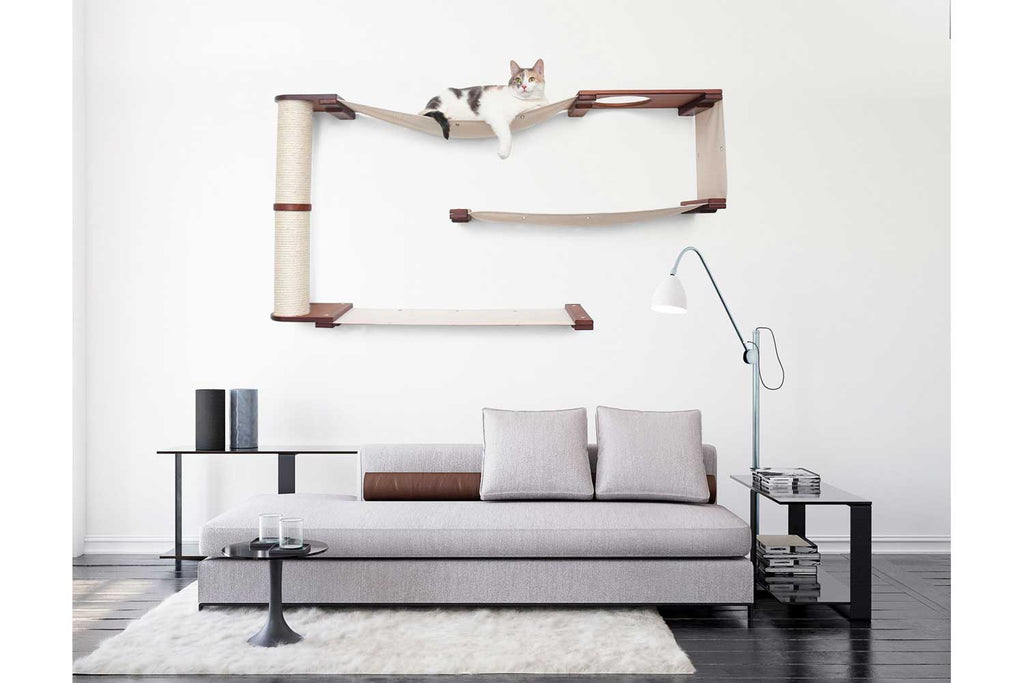 Cat Maze Wall - 3 Tier Cat Tree by Catastrophic Creations