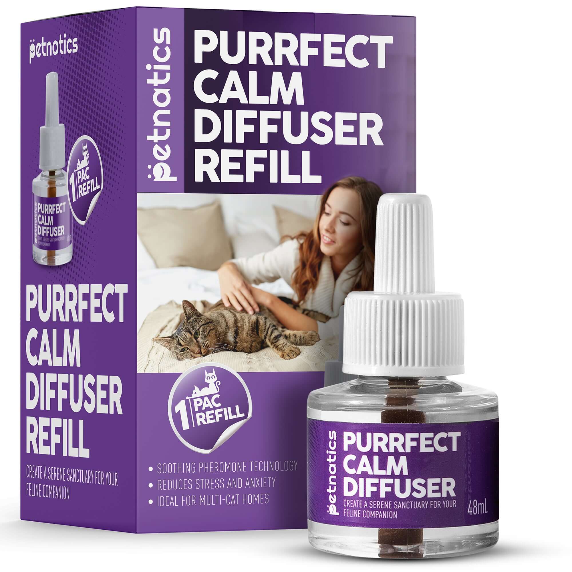 Purrfect Cat Calming Diffuser Refill Pack by Petnatics