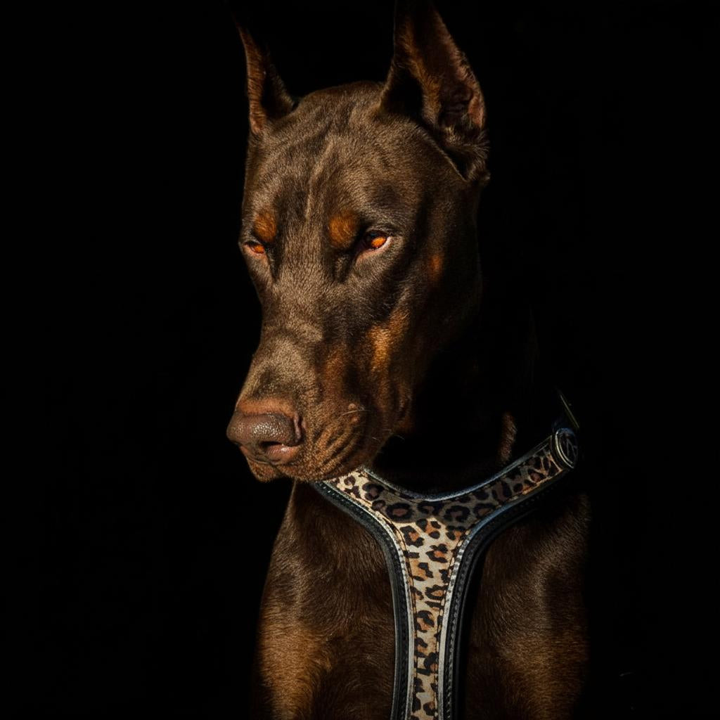 The Leopard Harness by Bestia Dog Gear