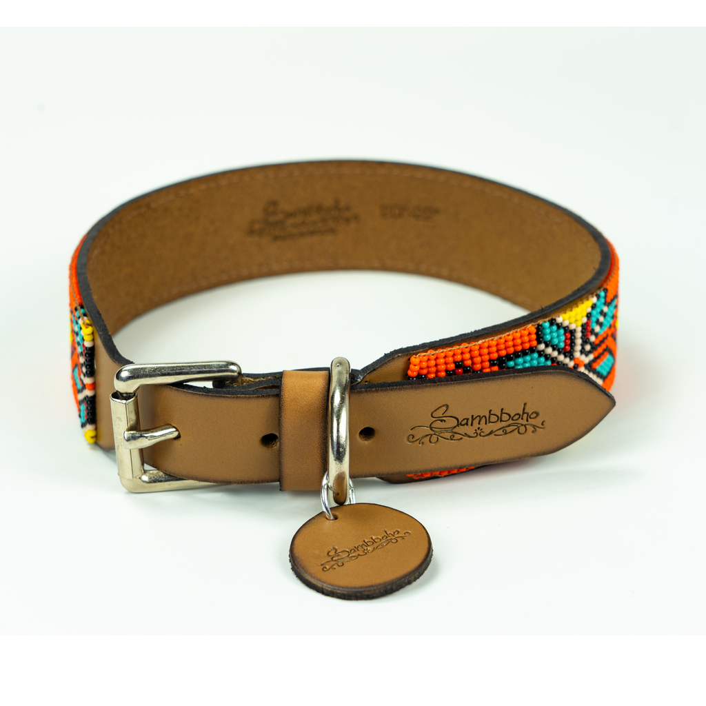 Maui Sambboho dog collar (made to order) by Sambboho