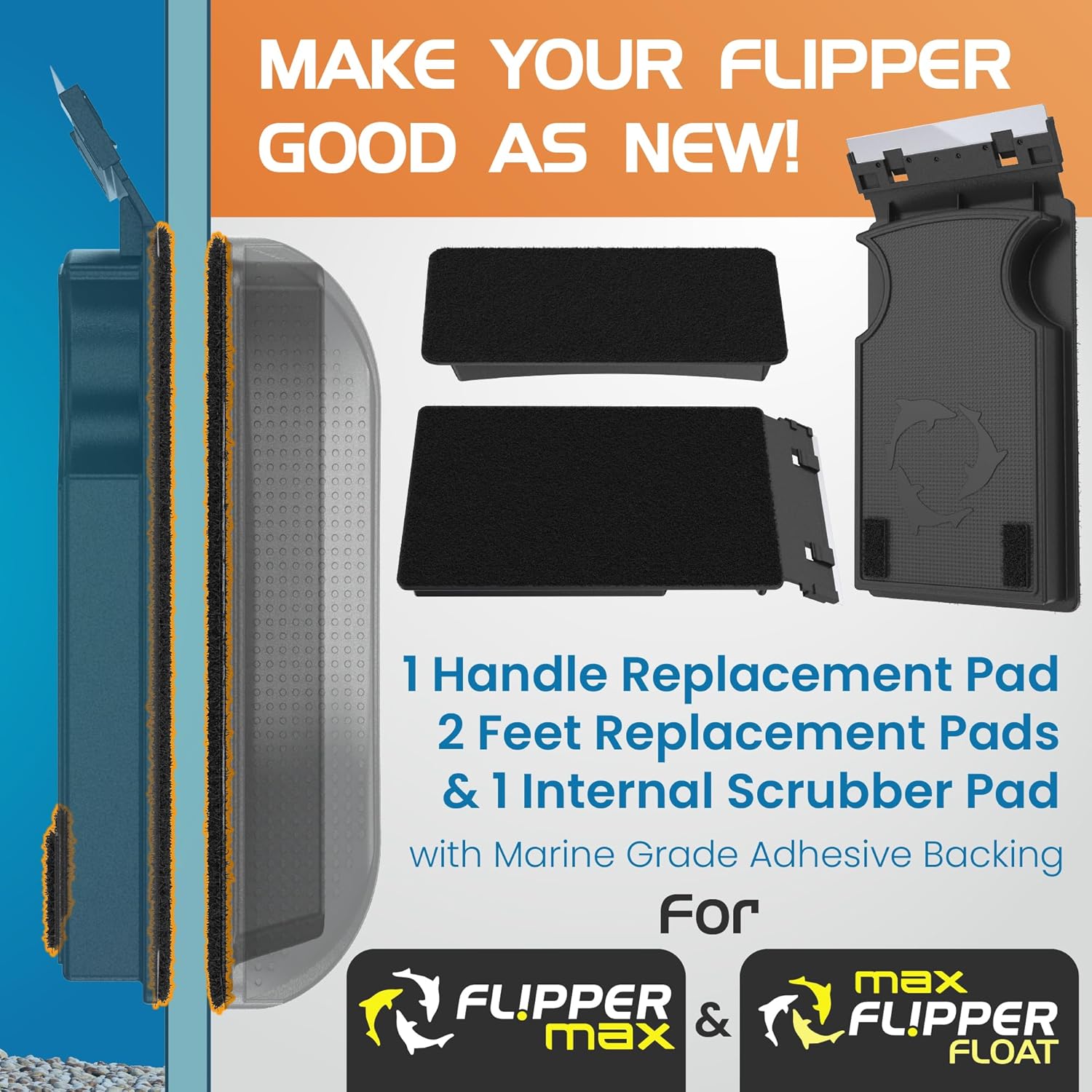 Flipper Max Universal Maintenance Kit by Flipper Aquarium Products