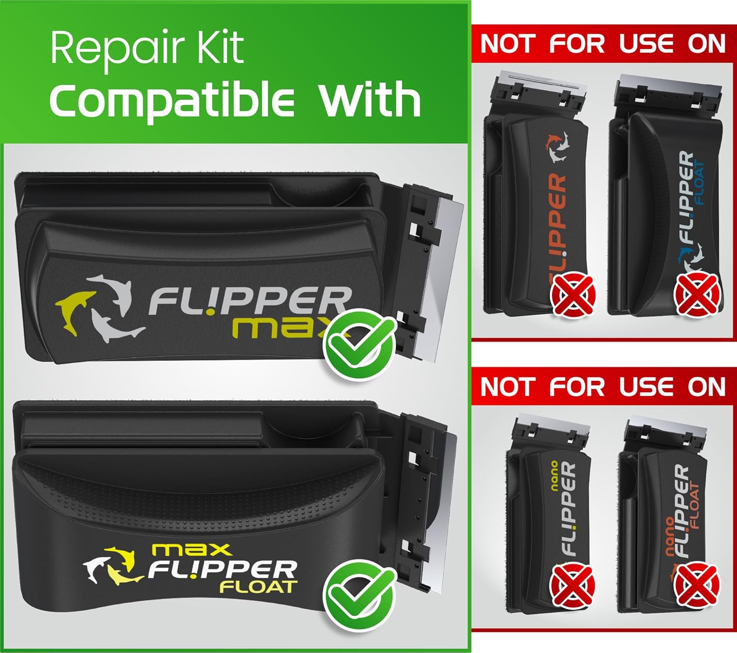Flipper Max Universal Maintenance Kit by Flipper Aquarium Products