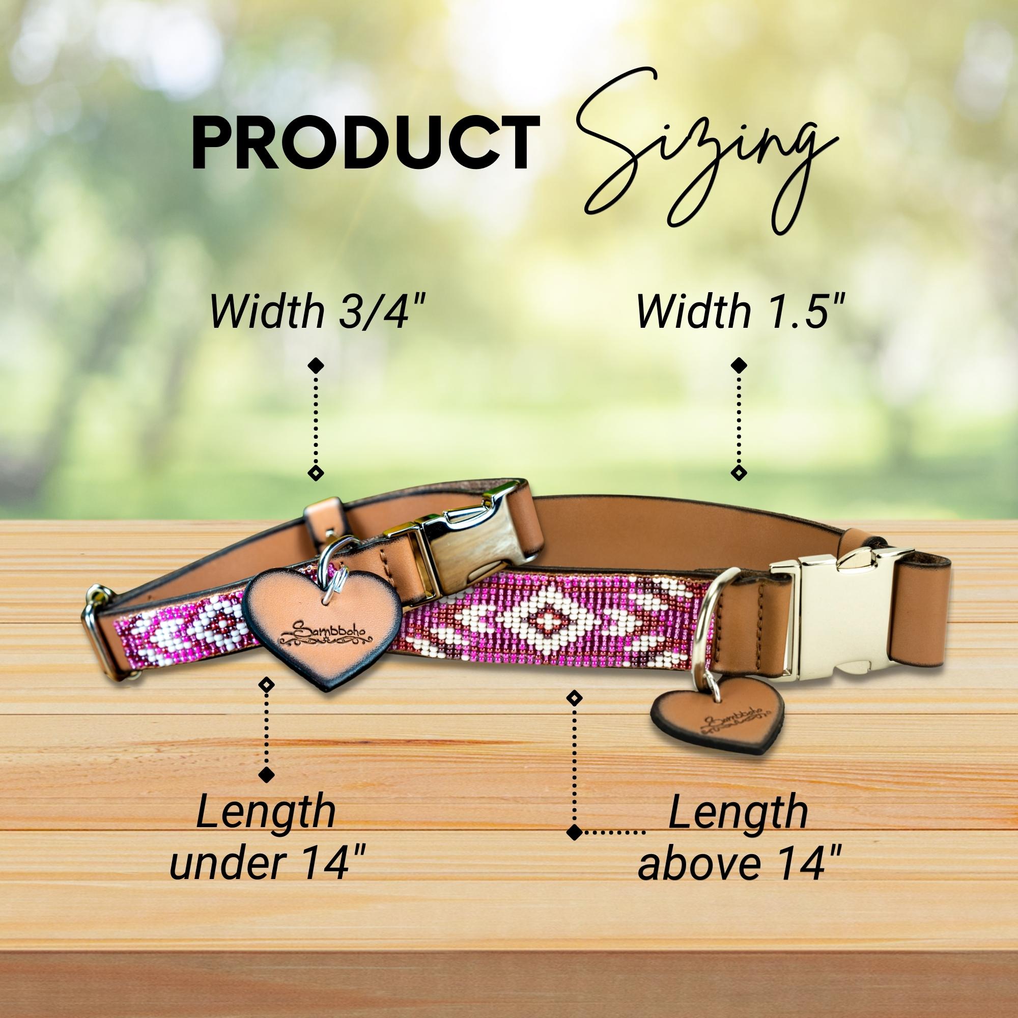 Melrose dog collar (quick release) by Sambboho