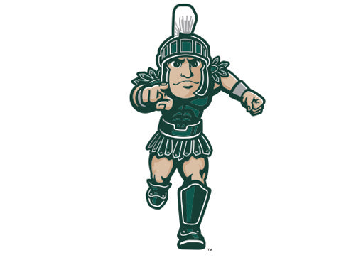 NCAA Michigan State University, Sparty Knottie® Plush Dog Toy by HuggleHounds