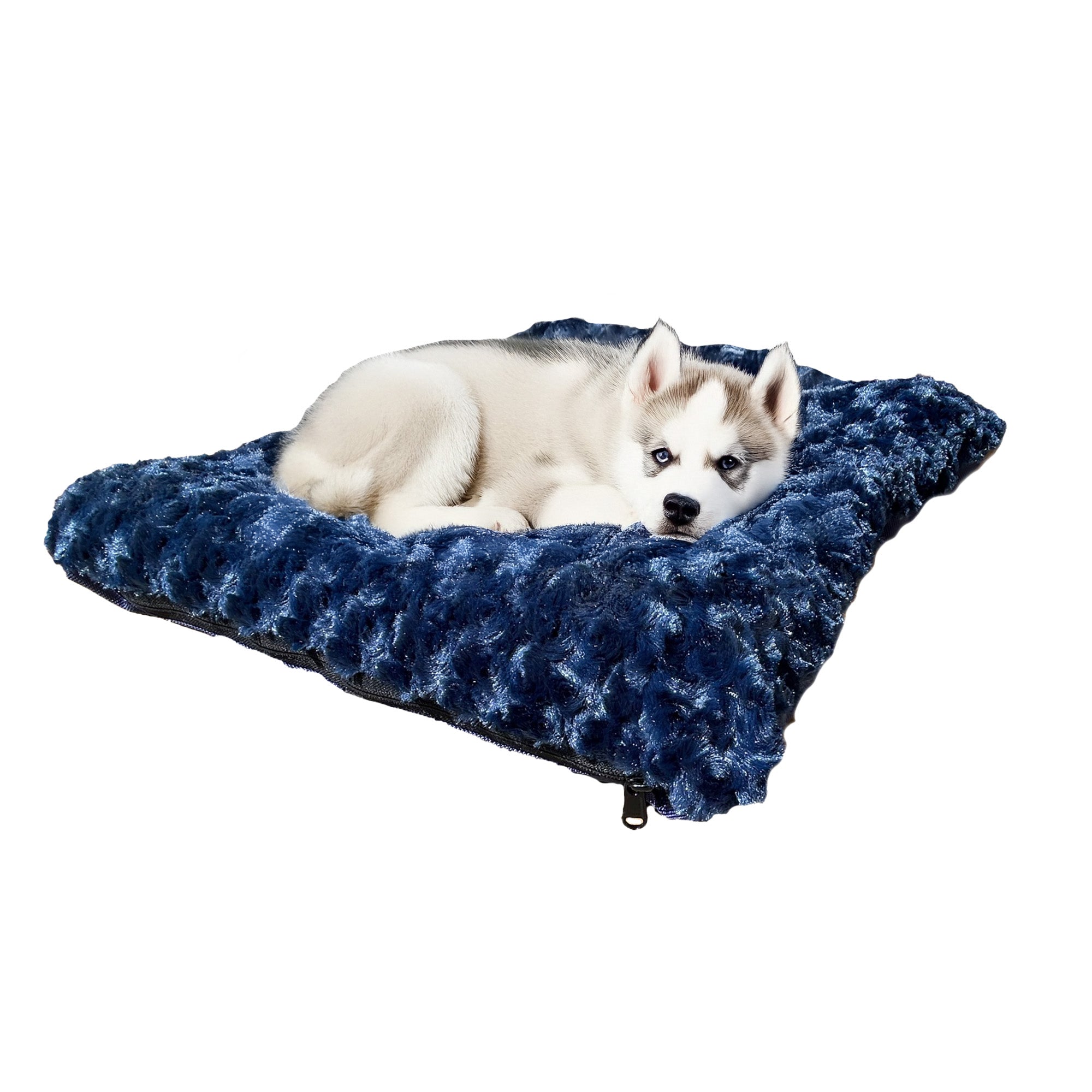 Dog Bed - Rectangle Bolstered Furvana™ 'Cloud' by American Dog