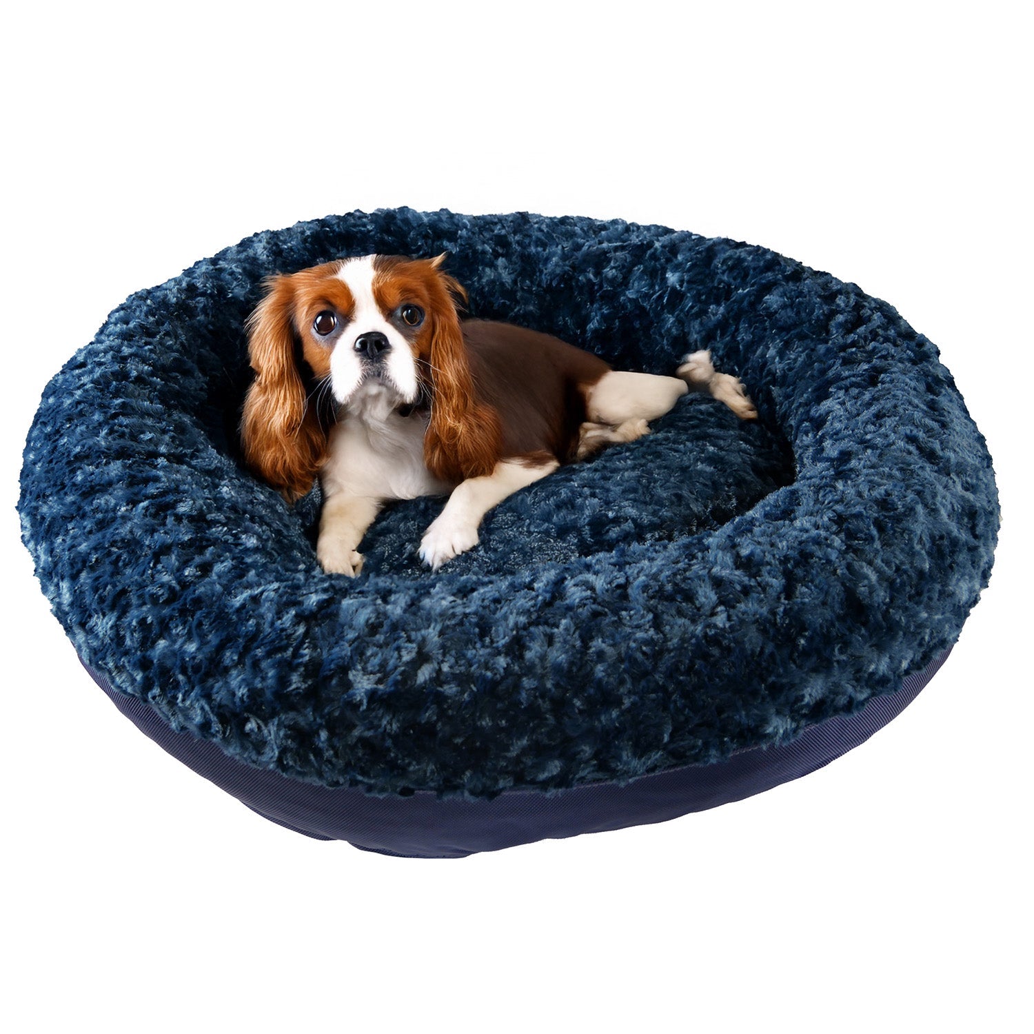 Dog Bed - Round Bolstered Furvana™ by American Dog