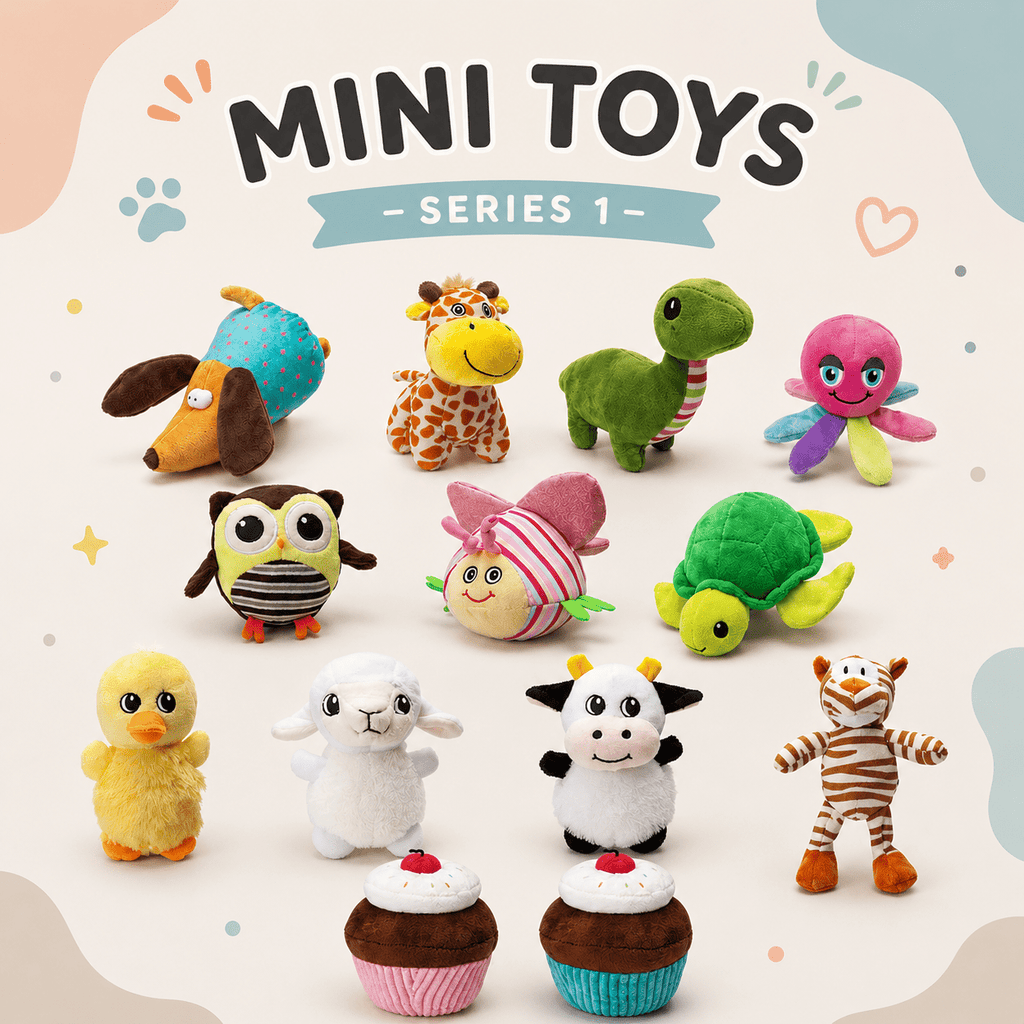 6" Mini Animal Dog Toy Collection by Dogline