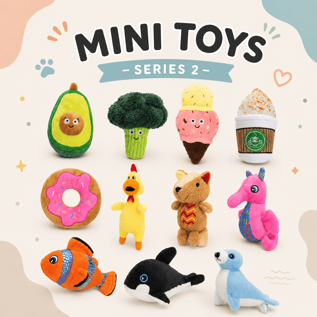 Mini Plush Dog Toy Collection - Series 2 by Dogline