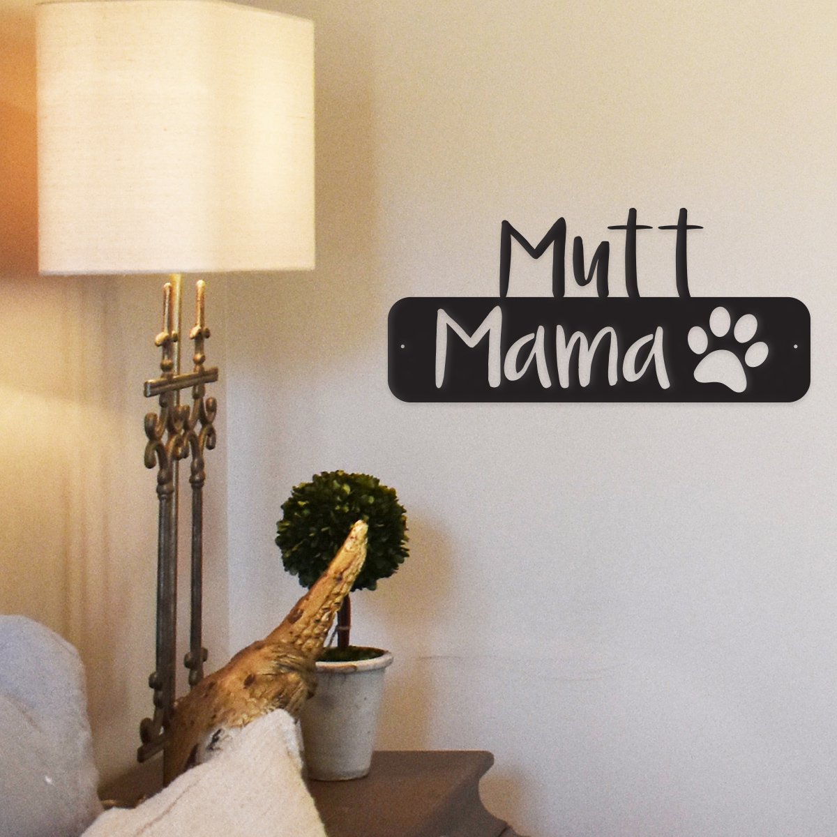 Mutt Mama - Metal Wall Art/Décor by Furr Baby Gifts