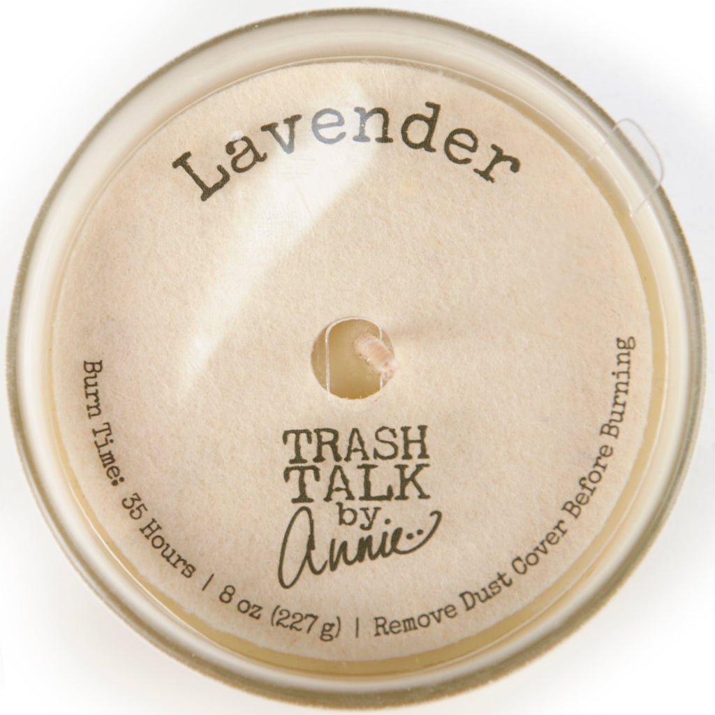 My Last Nerve Jar Candle in Soy Wax Lavender Scent | Vintage Photograph Double Sided Design by The Bullish Store