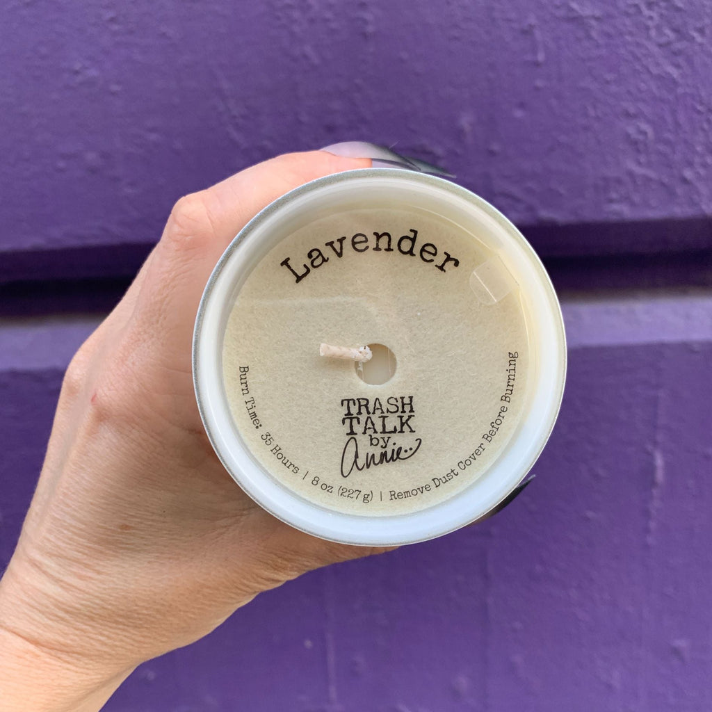 My Last Nerve Jar Candle in Soy Wax Lavender Scent | Vintage Photograph Double Sided Design by The Bullish Store