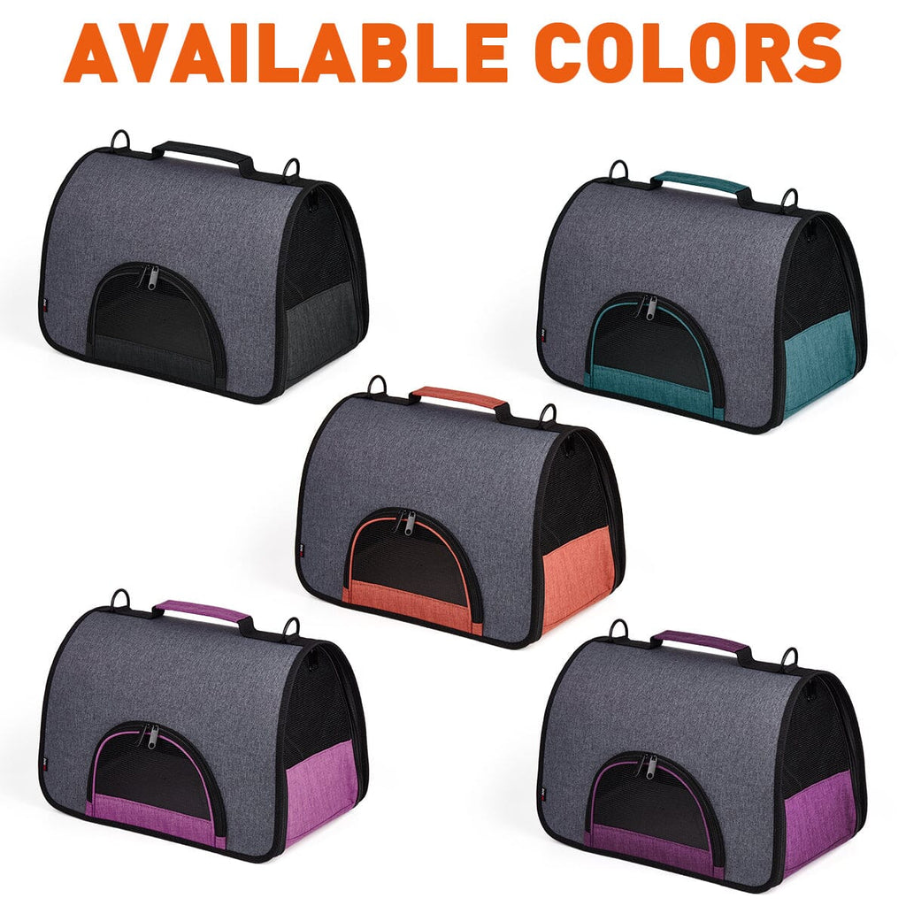 Dual Color Collapsible Pet Carrier