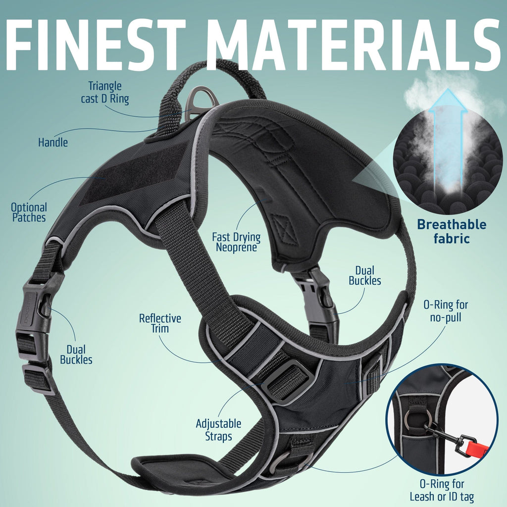 Dogline Quest Multi-Purpose No Pull Dog Harness by Dogline