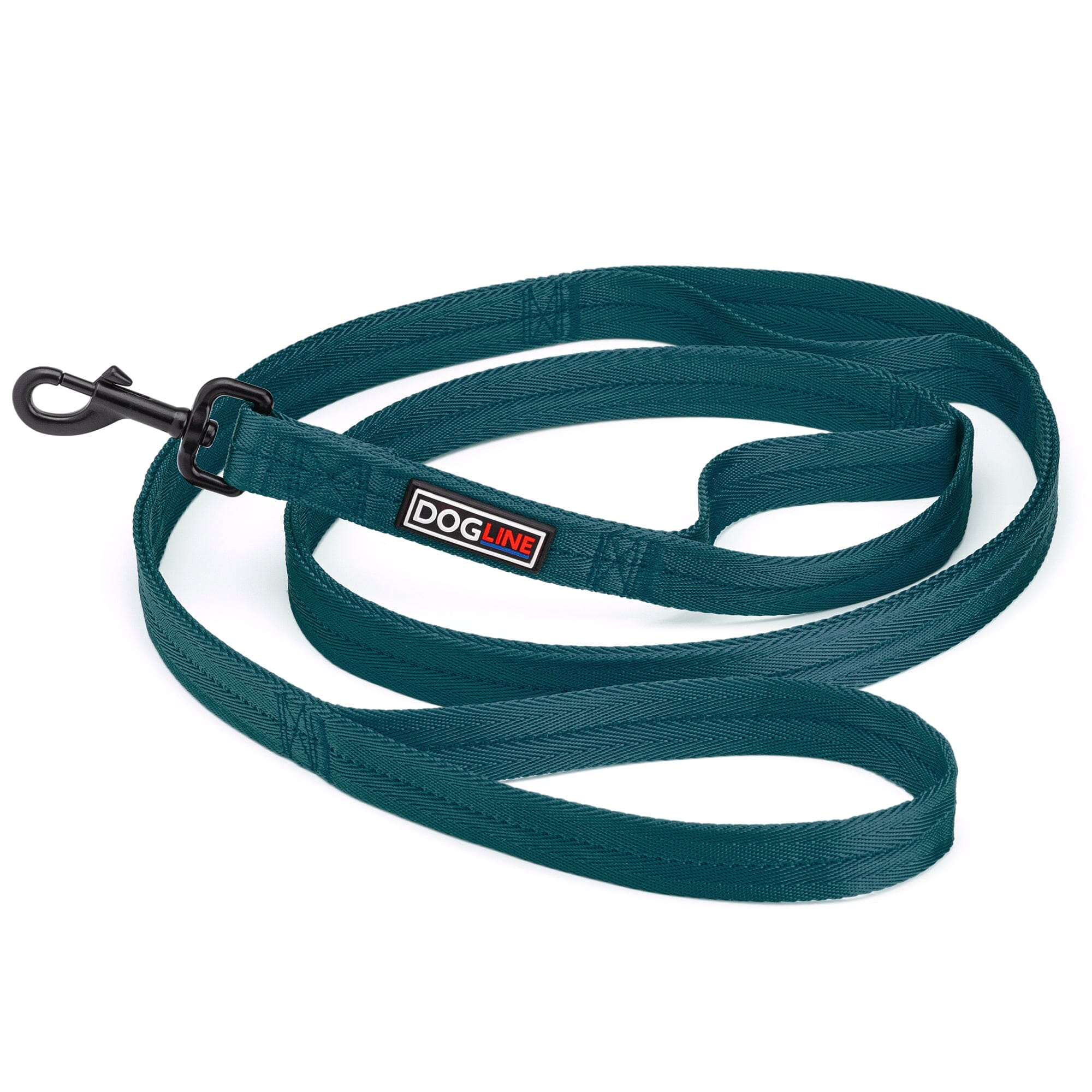 Nylon Multi-Handle Flat Dog Leash by Dogline