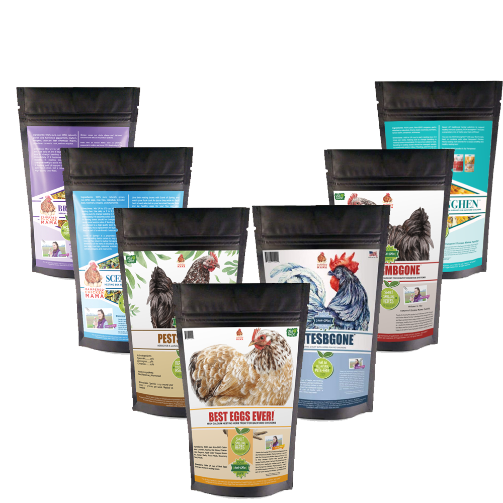 Nesting Herb Starter Bundle-- 7 Different Nesting & Coop Herbs by Dahlia Pets