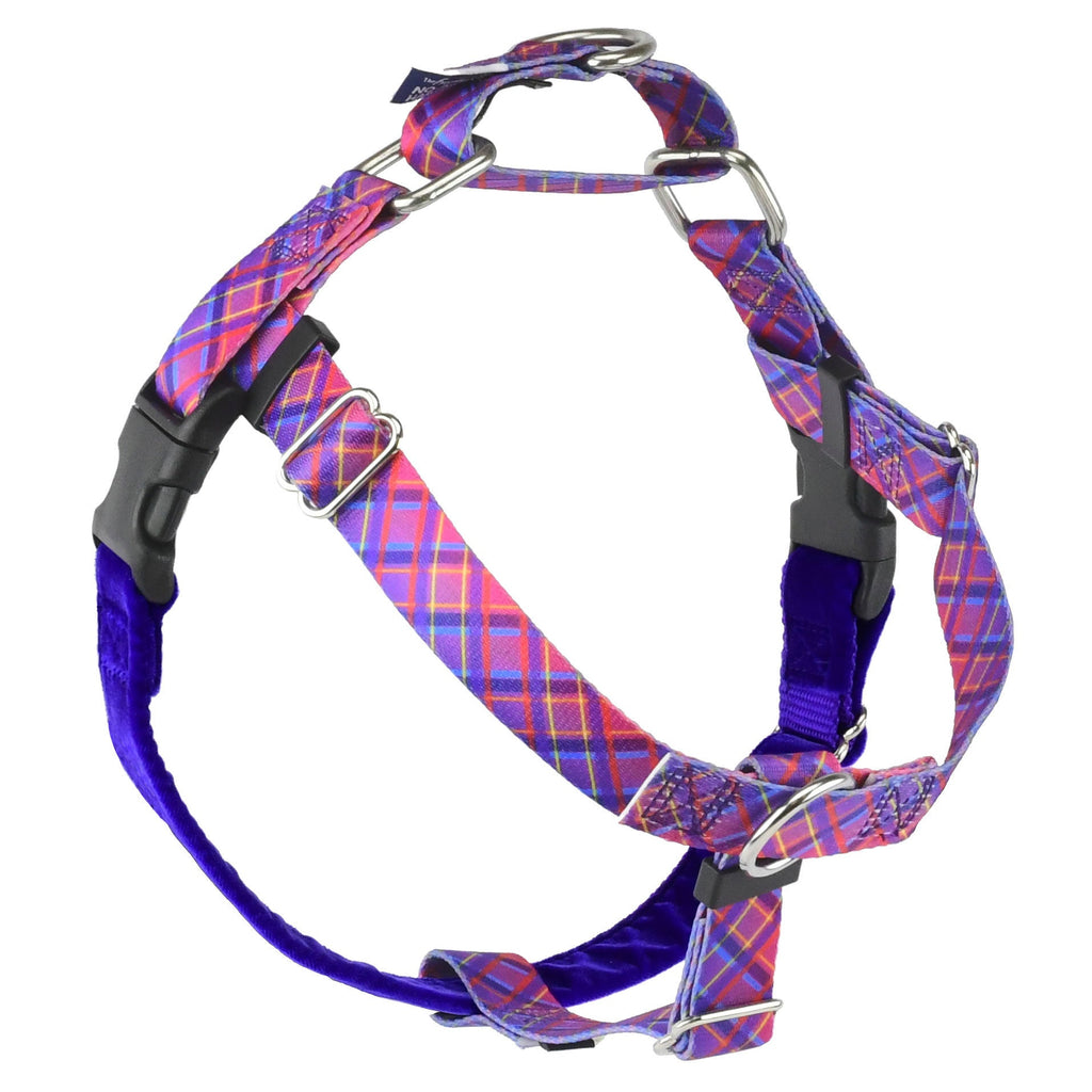 Neon Sunrise Pink Plaid Freedom No-Pull Dog Harness – EarthStyle by 2 Hounds Design