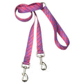 Neon Sunrise Plaid Double Connection Leash – EarthStyle by 2 Hounds Design