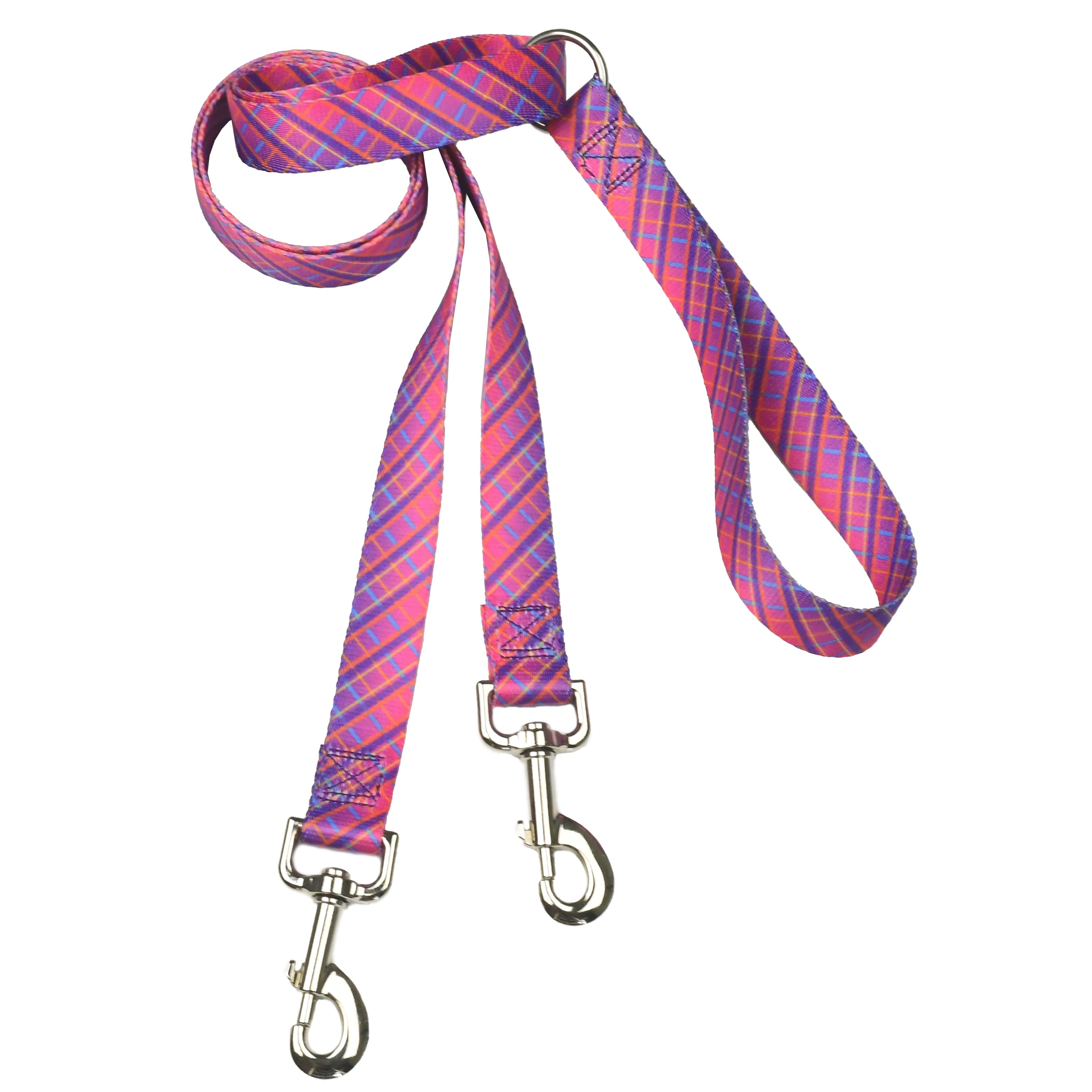 Neon Sunrise Pink Plaid Freedom No-Pull Dog Harness – EarthStyle by 2 Hounds Design