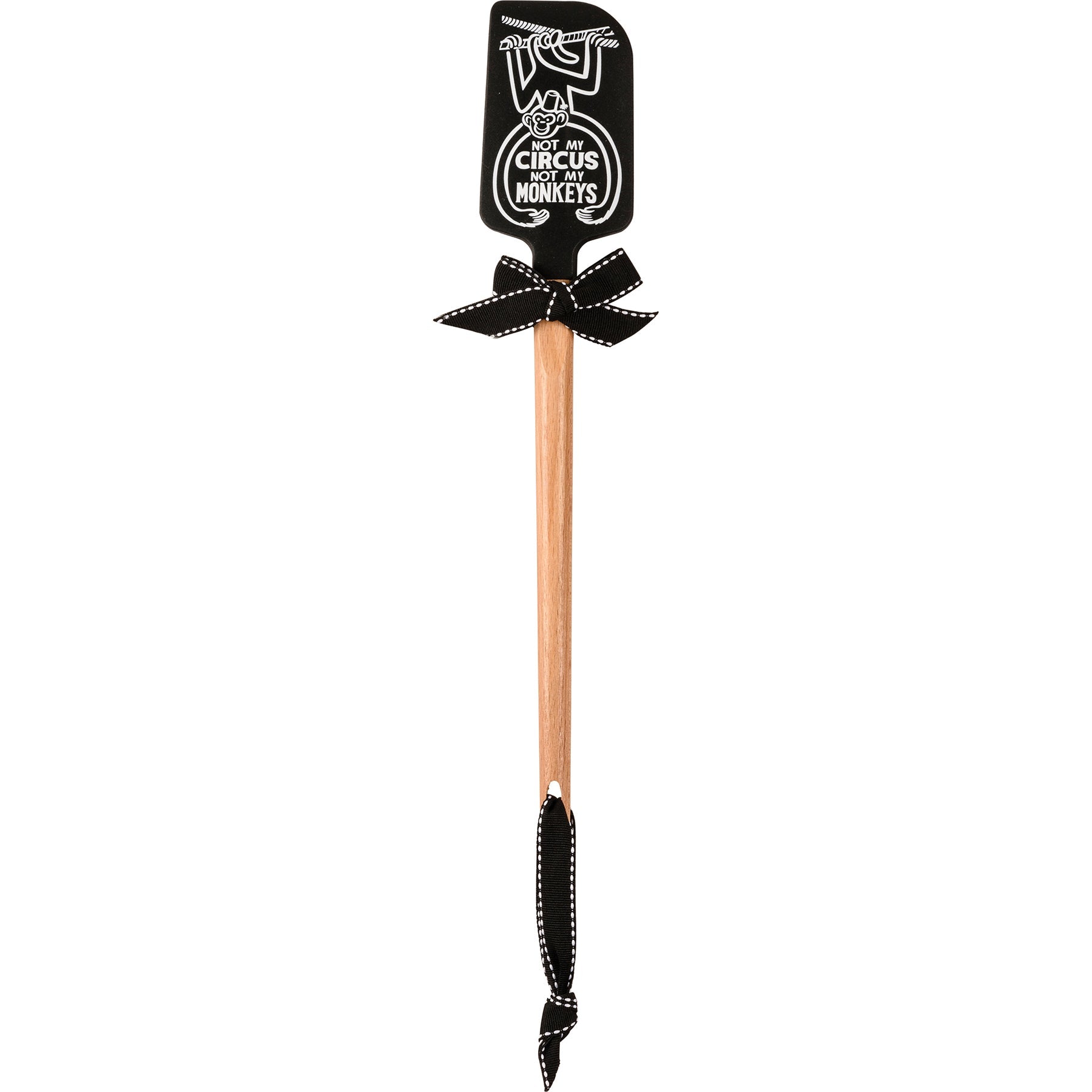 Not My Circus Not My Monkeys Spatula With A Wooden Handle by The Bullish Store