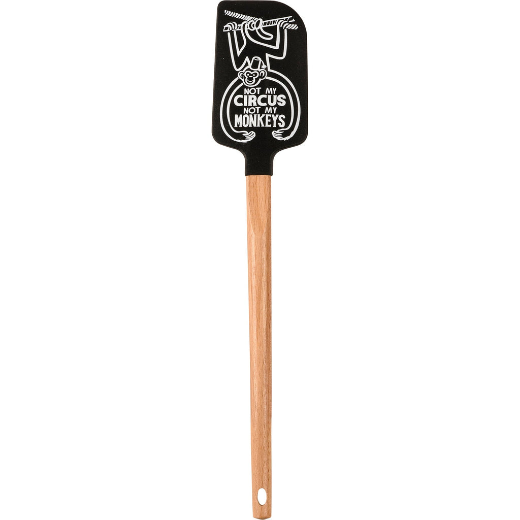 Not My Circus Not My Monkeys Spatula With A Wooden Handle by The Bullish Store