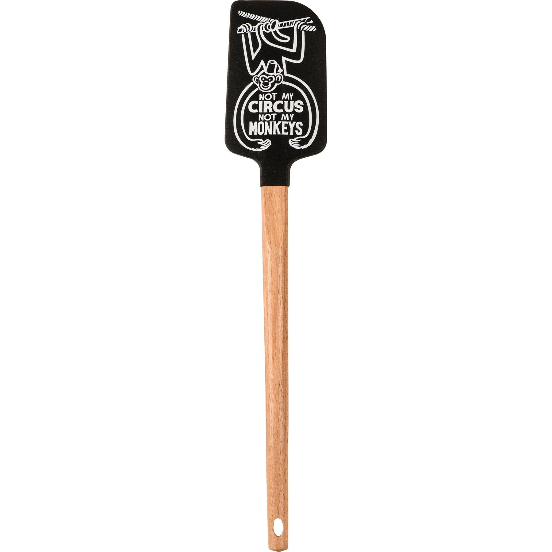 Not My Circus Not My Monkeys Spatula With A Wooden Handle by The Bullish Store