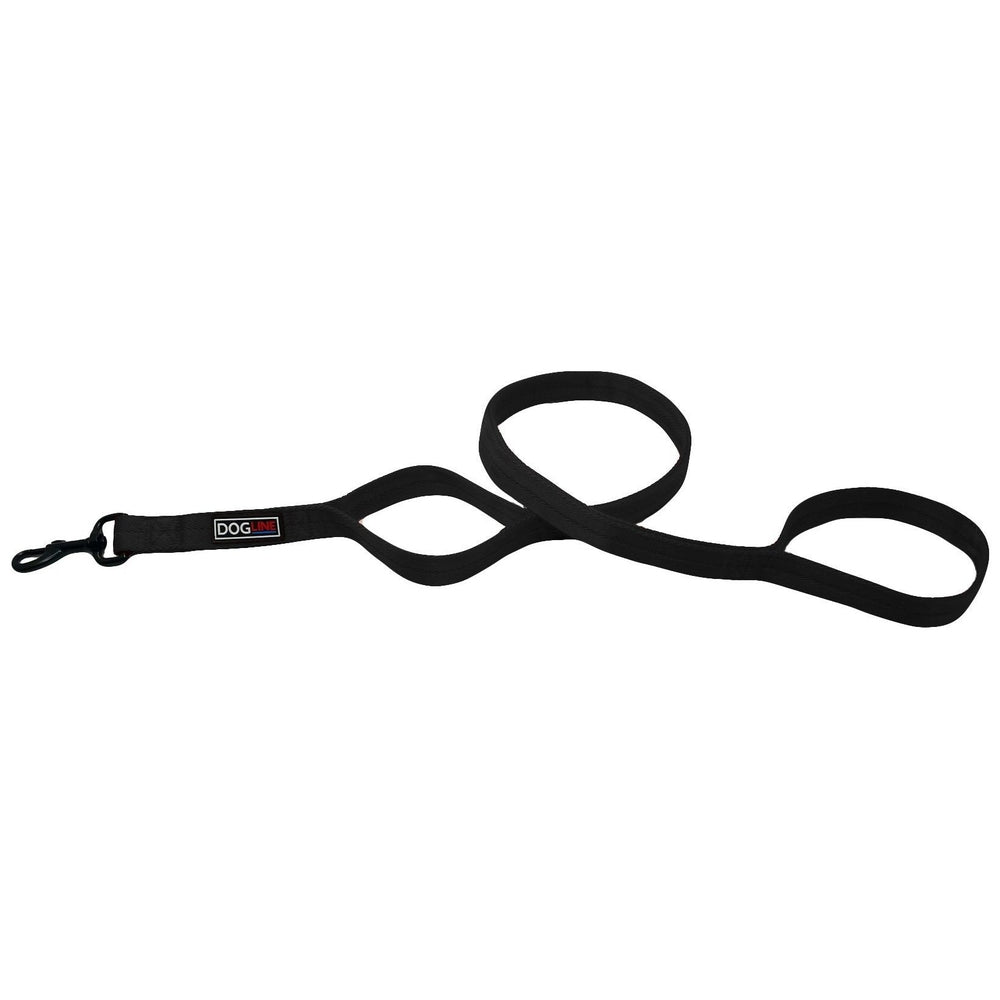 Nylon Multi-Handle Flat Dog Leash by Dogline