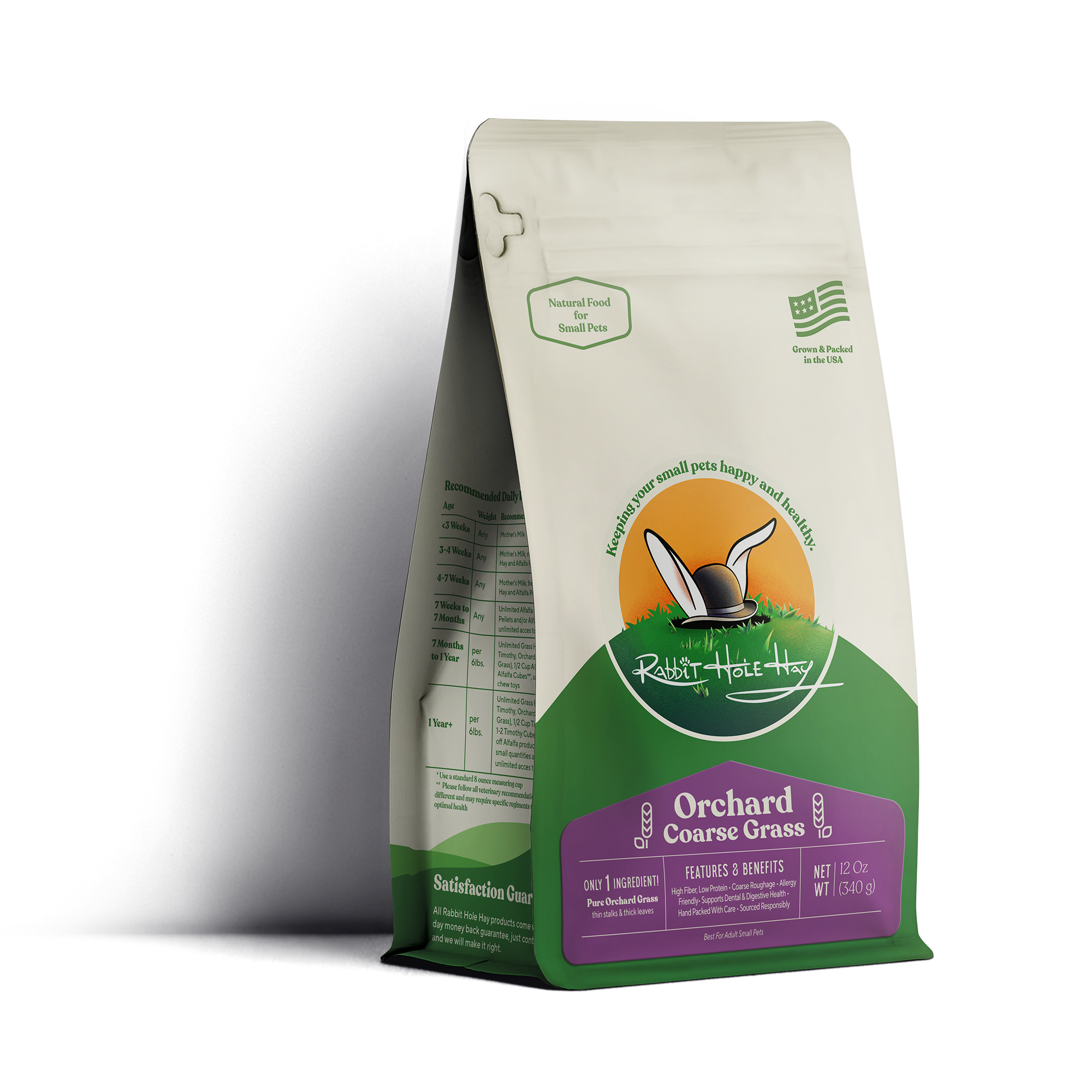 Rabbit Hole Hay Ultra Premium Coarse Orchard Grass by Rabbit Hole Hay