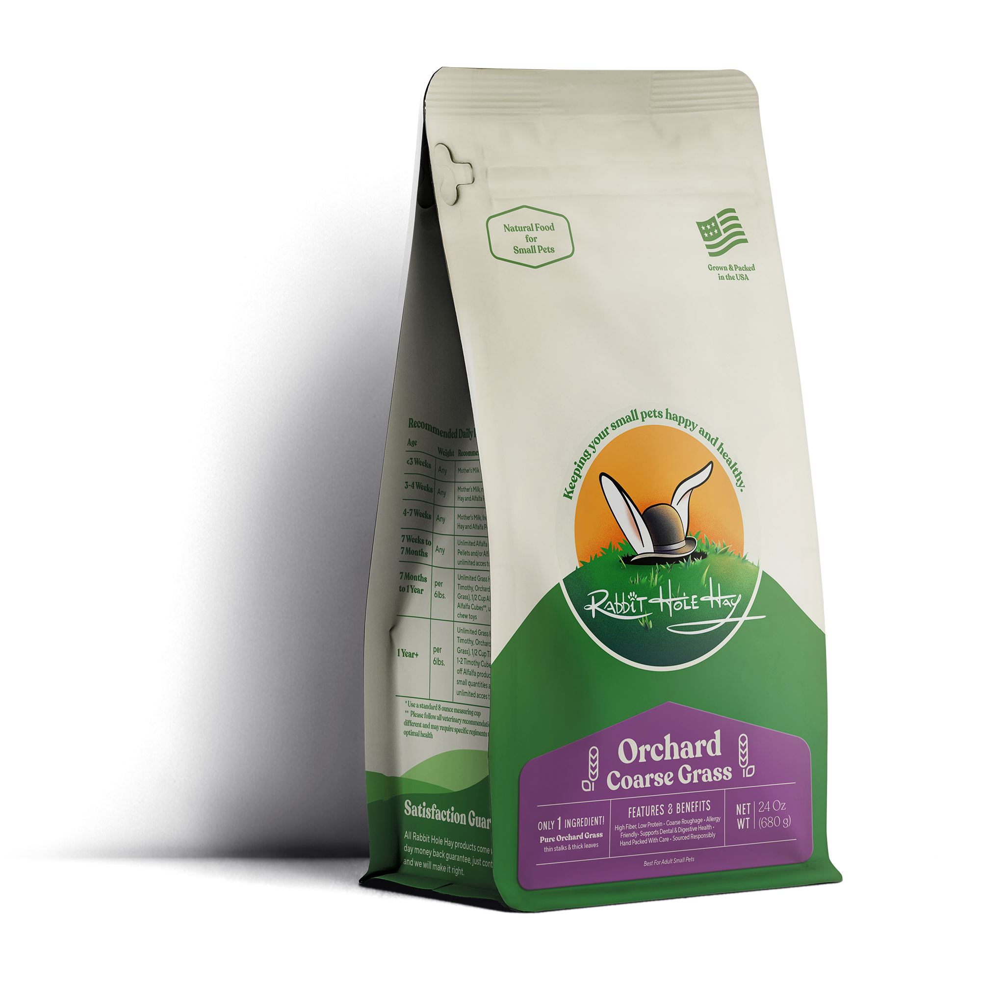 Rabbit Hole Hay Ultra Premium Coarse Orchard Grass by Rabbit Hole Hay