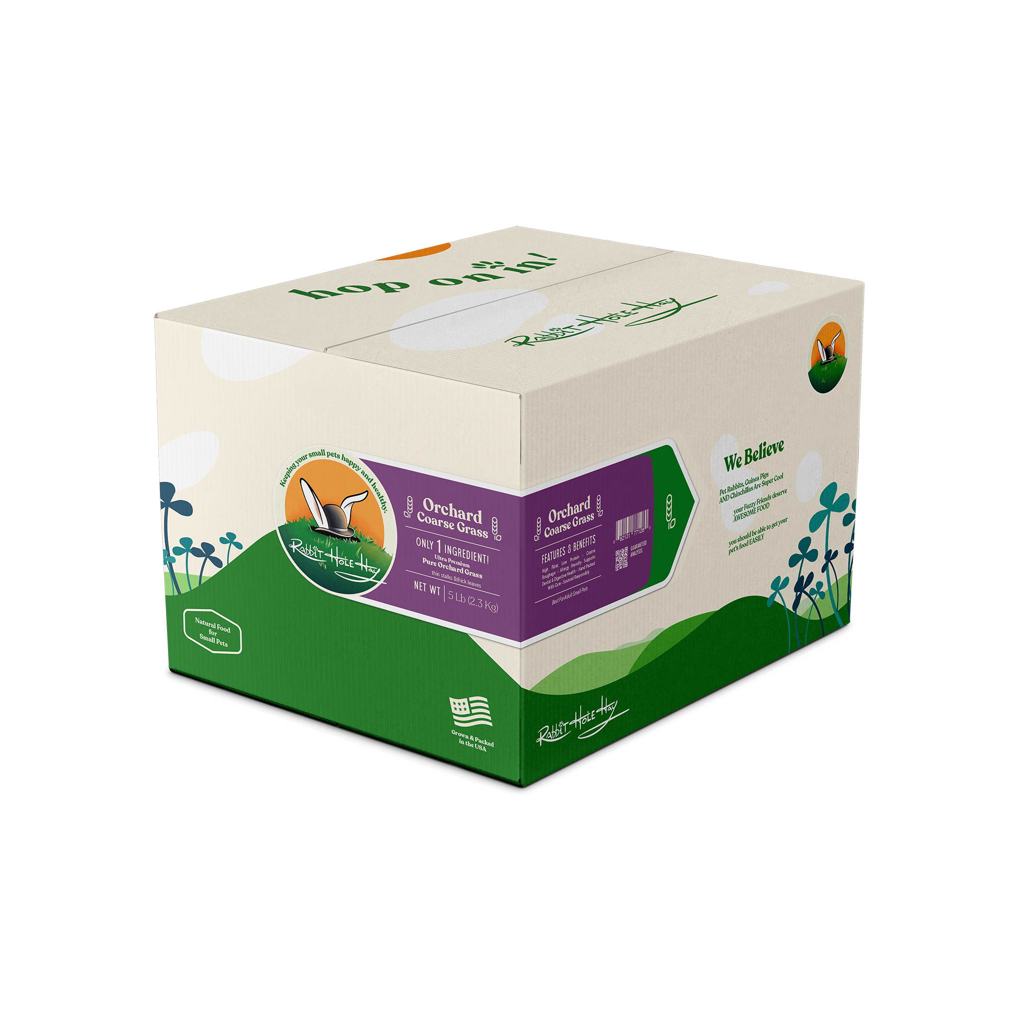 Rabbit Hole Hay Ultra Premium Coarse Orchard Grass by Rabbit Hole Hay