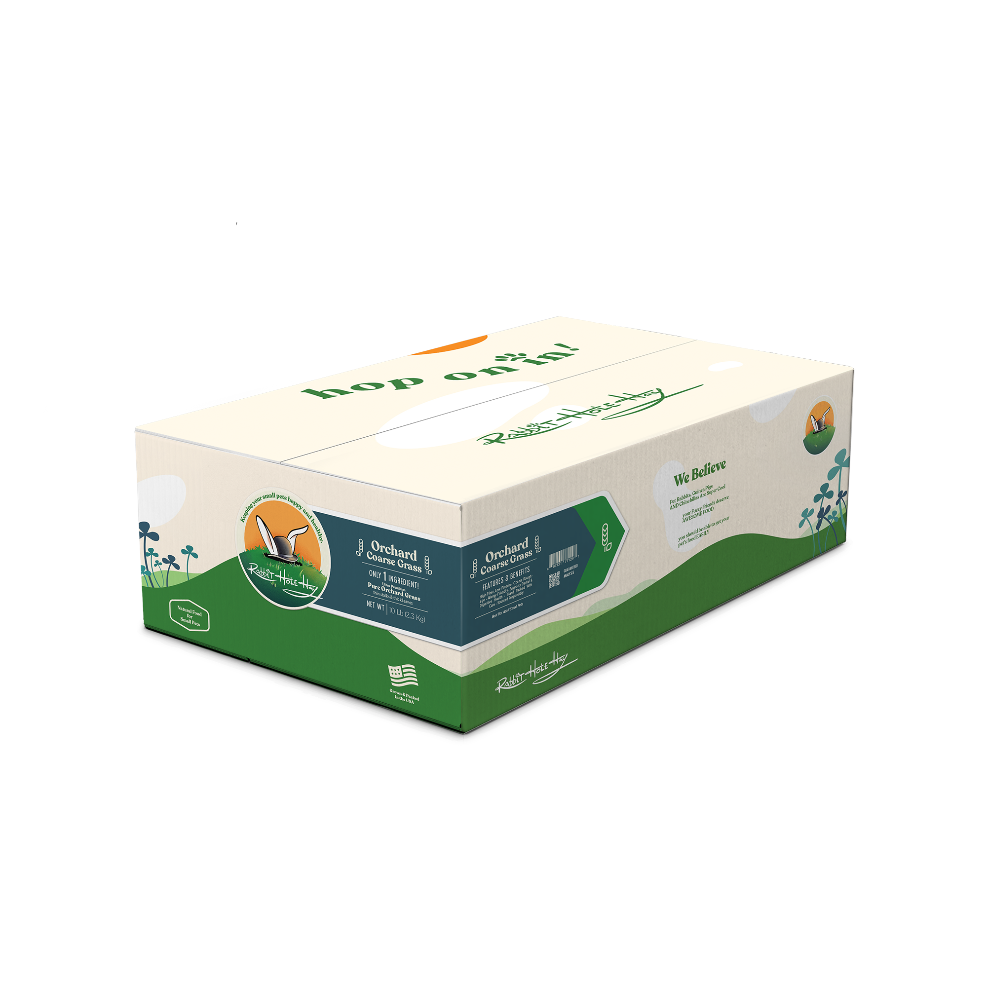 Rabbit Hole Hay Ultra Premium Coarse Orchard Grass by Rabbit Hole Hay