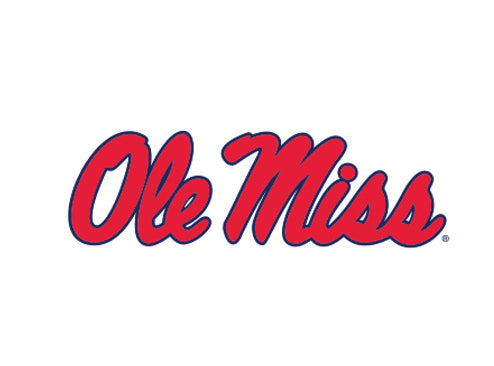 NCAA Ole Miss (U. of Mississippi), Tony Land Shark Knottie® Plush Dog Toy by HuggleHounds